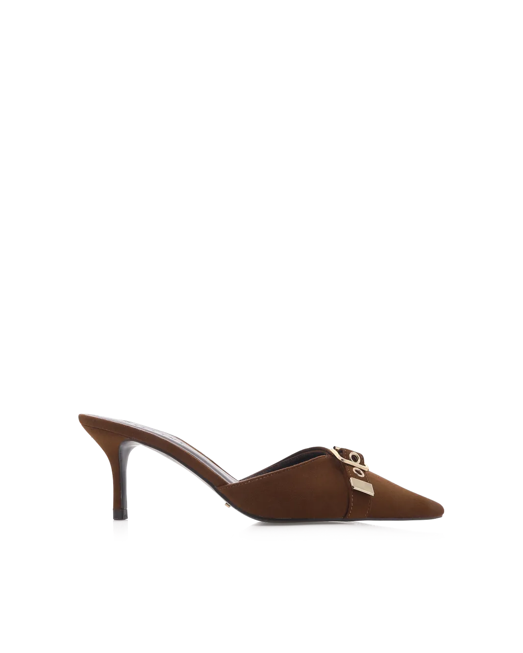 DAIJA - HAZEL SUEDE Black Stiletto Shoes