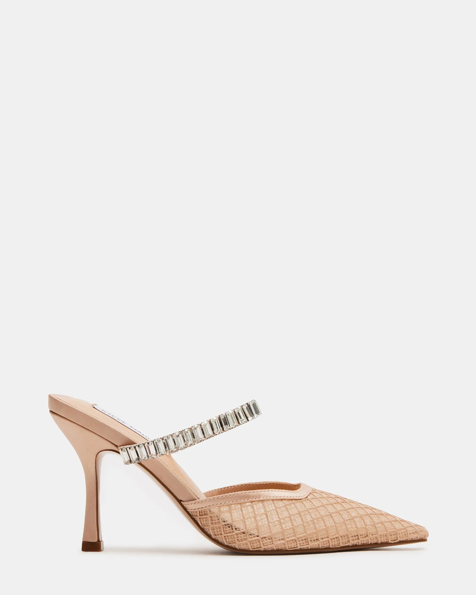 BRECKI NATURAL RHINESTONES Anti blister Holiday Heels