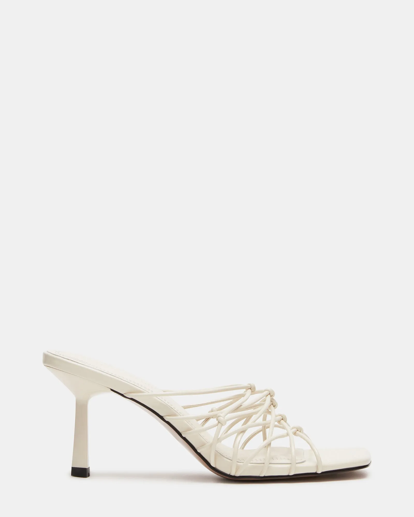 Peep Toe Leather Pumps SUGAR BONE