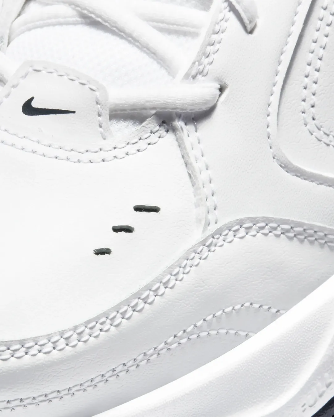 Foam Base Comfort Fit Nike Air Monarch IV 'White' Sneakers