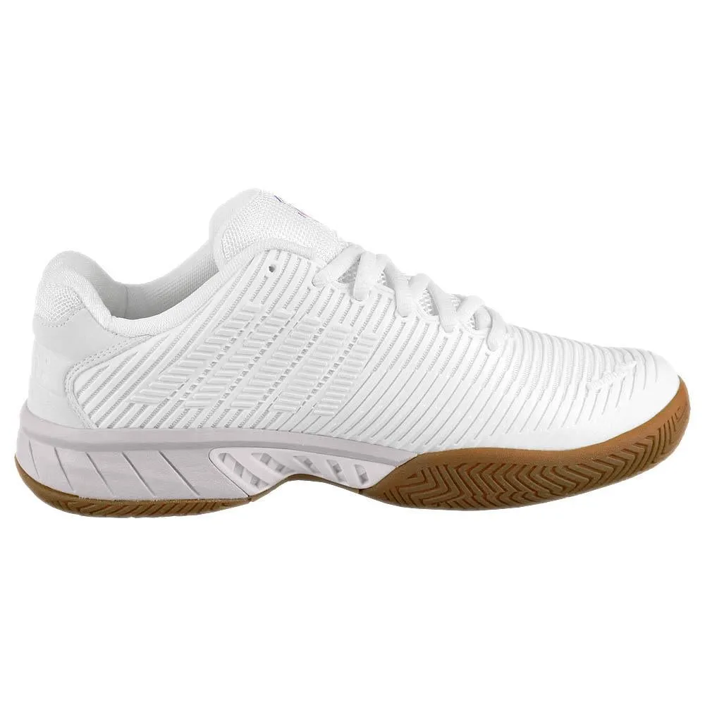 Sculpted comfort K-Swiss Women's Hypercourt Express 2 - Indoor - Bright White/Gum