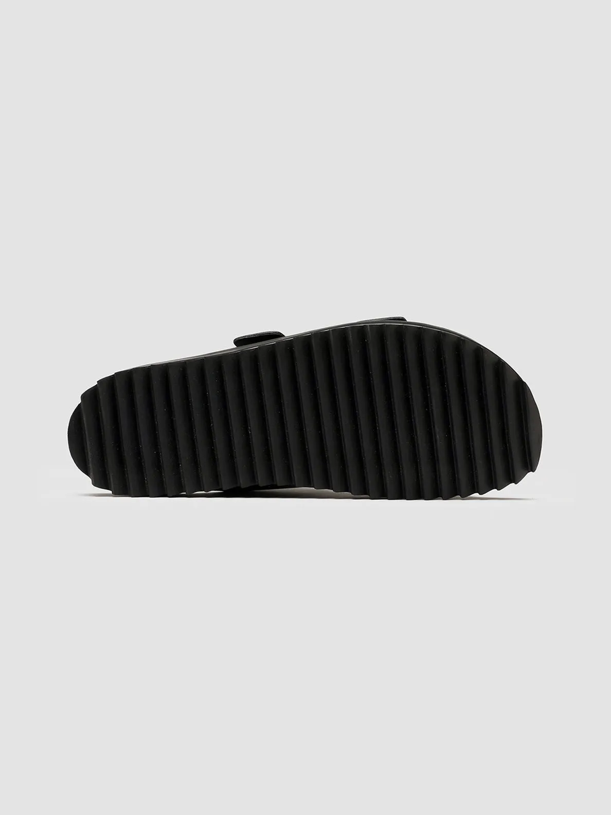 Walking Ease AGORA' 002 - Black Leather Sandals