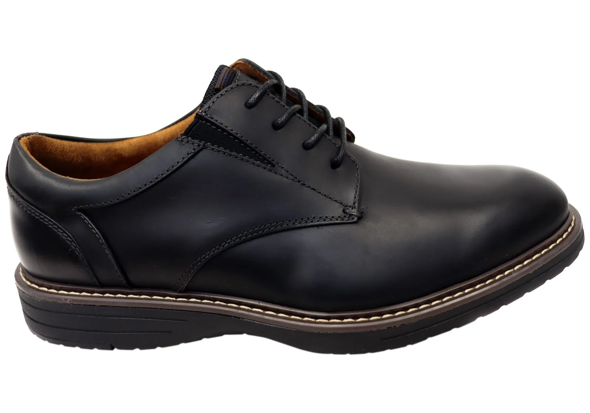 Daily Comfort Trend Glow Nunn Bush By Florsheim Mens EE Extra Wide Griff Plain Toe Shoes