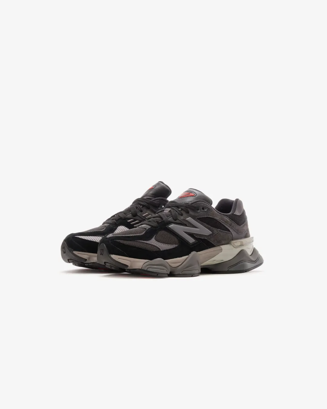 non - competitive Health - promoting New Balance 9060 ??Black Castlerock?? Sneakers