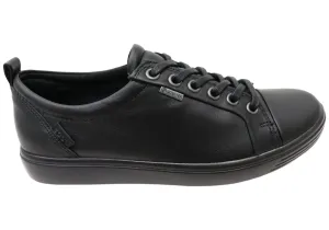 ECCO Womens Soft 7 GTX Tie Comfortable Leather Lace Up Shoes Year Trust
