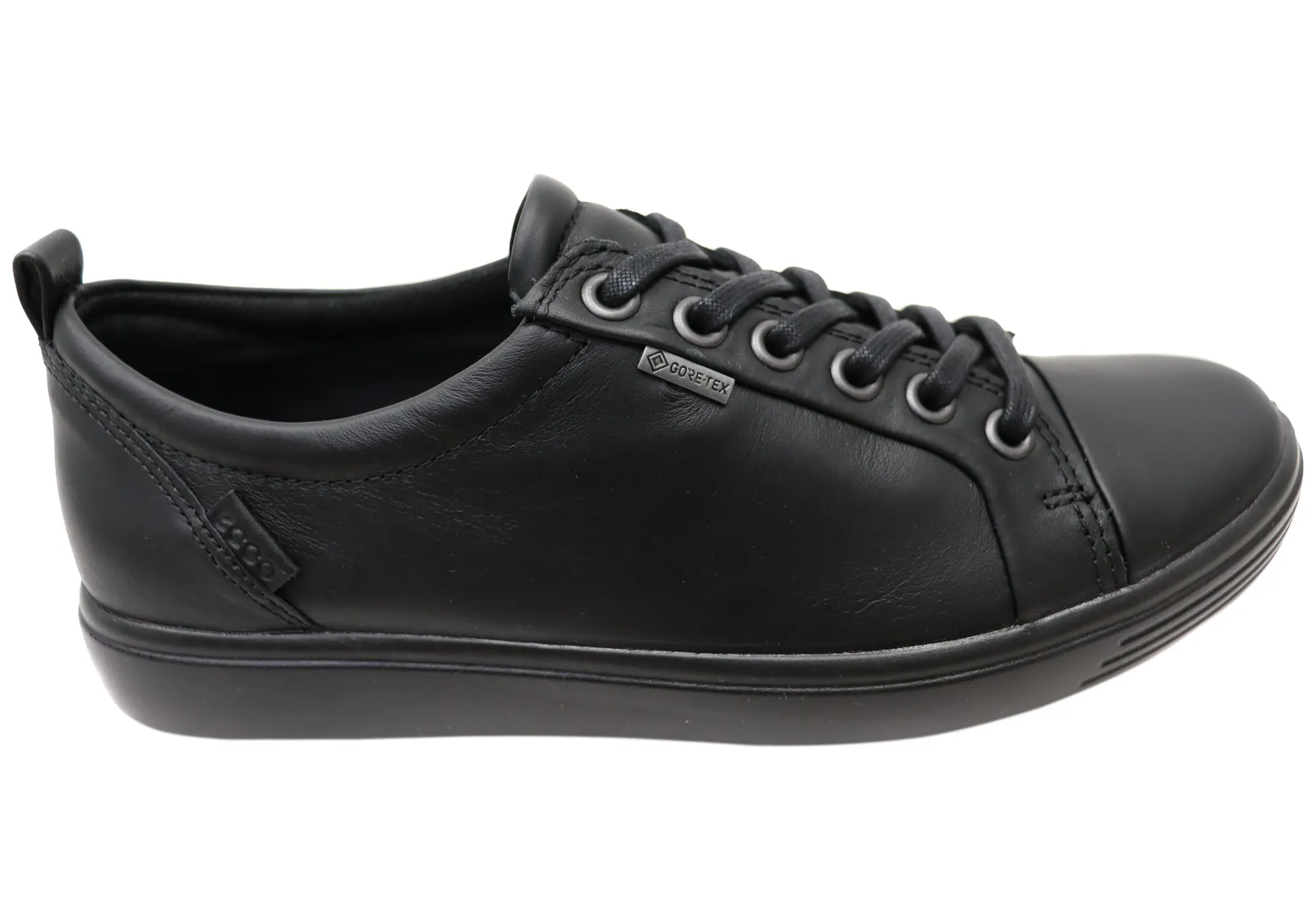 ECCO Womens Soft 7 GTX Tie Comfortable Leather Lace Up Shoes Year Trust