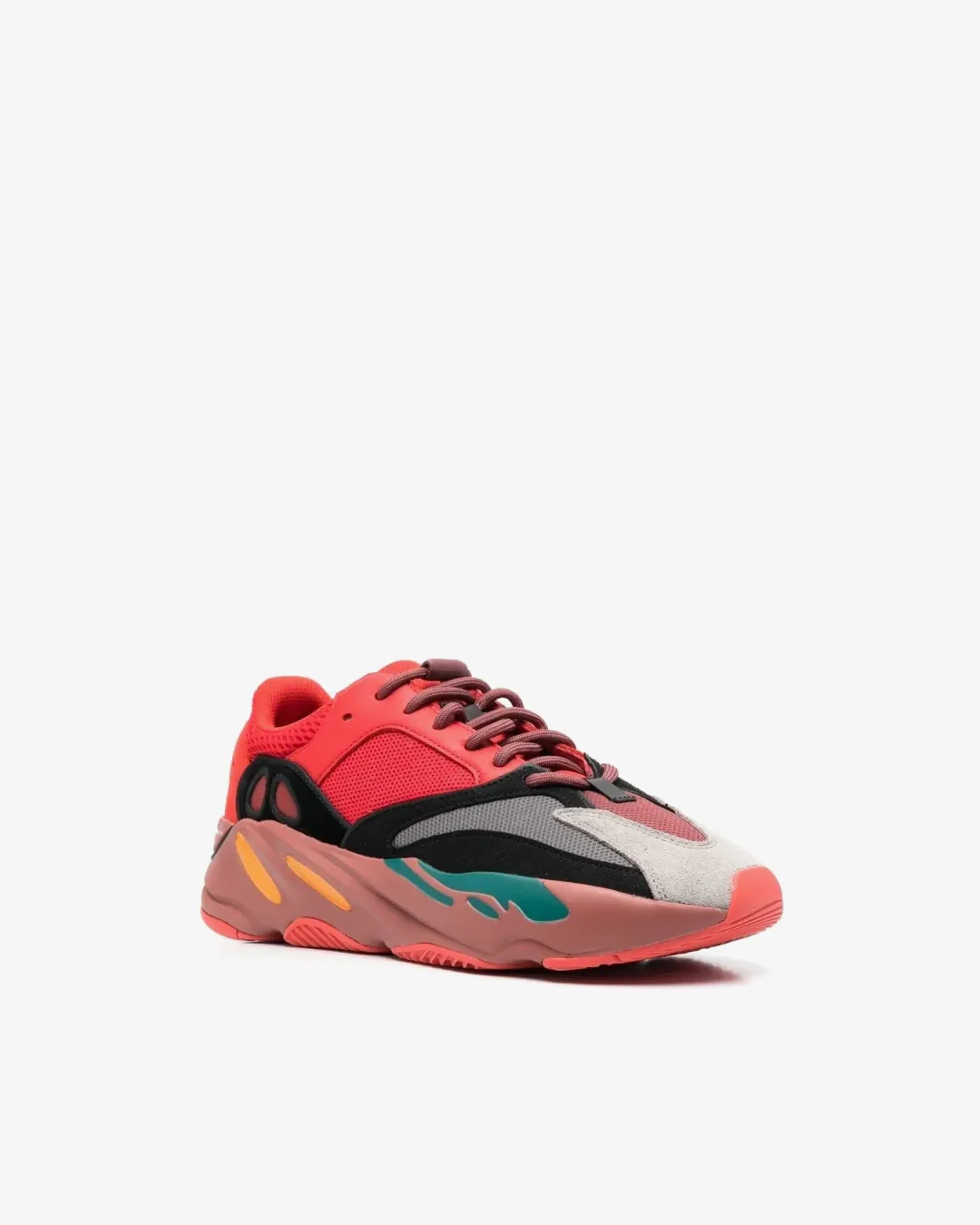 Adidas Yeezy Boost 700 "Hi-Res Red" Sneakers Summer Base Bright Gold