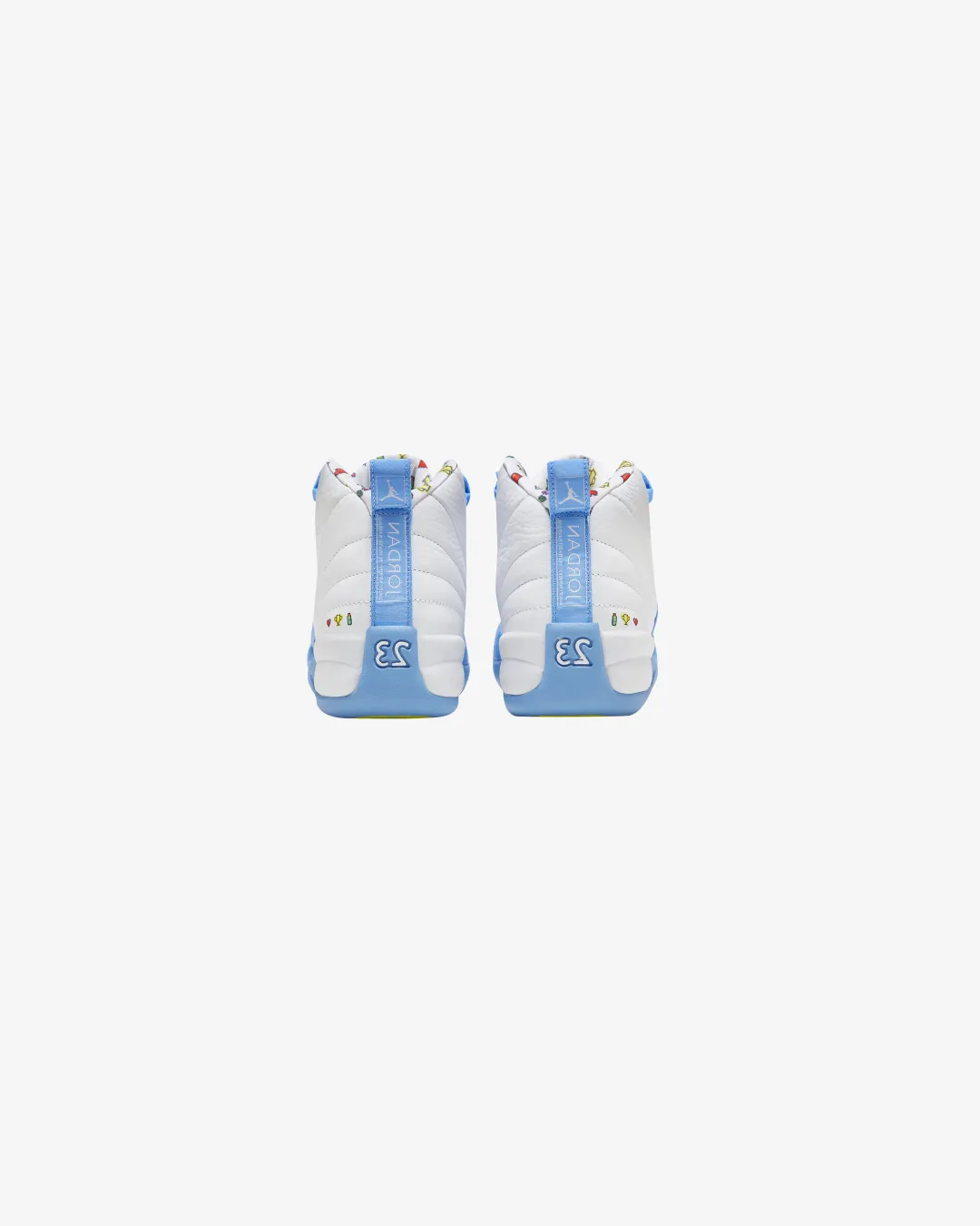 group run Air Jordan 12 Retro ??Emoji University Blue??