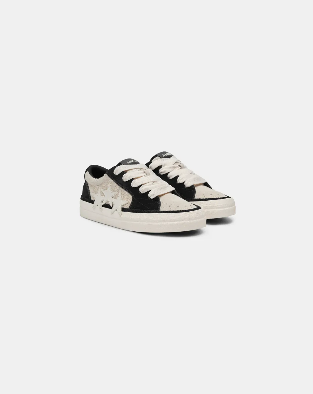 AMIRI Sunset Skate Low Appliqu??d Suede and Leather Sneakers Late evening accessory