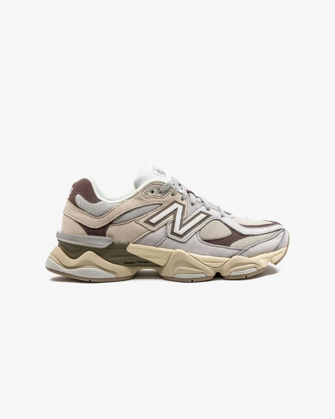 New Balance 9060 Timberwolf Grey Sneakers synthetic durability 10k - specific shoes