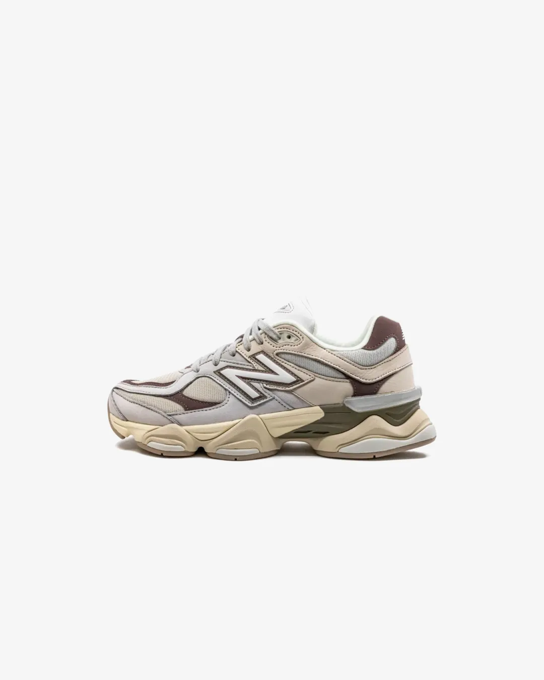 New Balance 9060 Timberwolf Grey Sneakers cross - country meet running wear