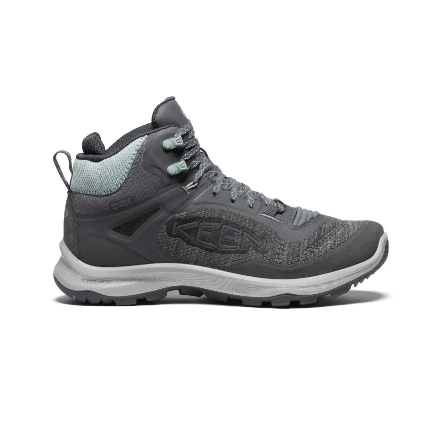 Women's Terradora Flex Waterproof Hiking Boot  |  Magnet/Cloud Blue Modern Cut Workplace Use