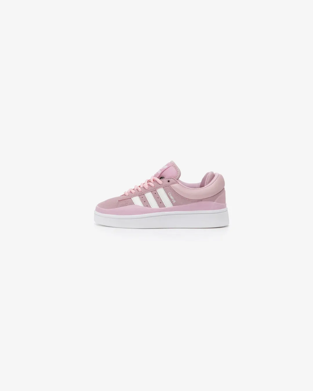 Adidas Campus X Bad Bunny Pink White Sneakers maximalist - style shoes maintenance - free