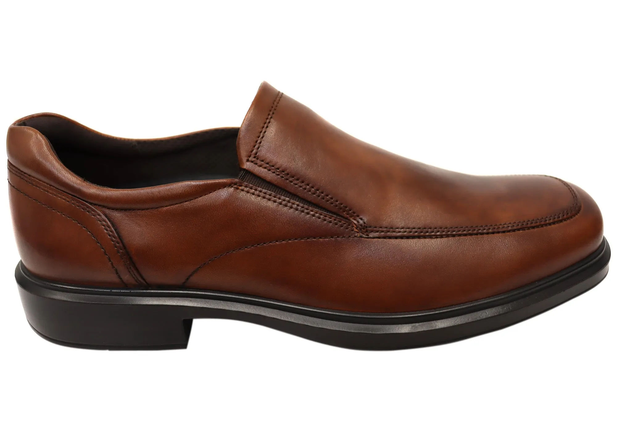 ECCO Mens Helsinki 2 Mens Slip On Comfortable Leather Dress Shoes Training Mode Smooth Soles