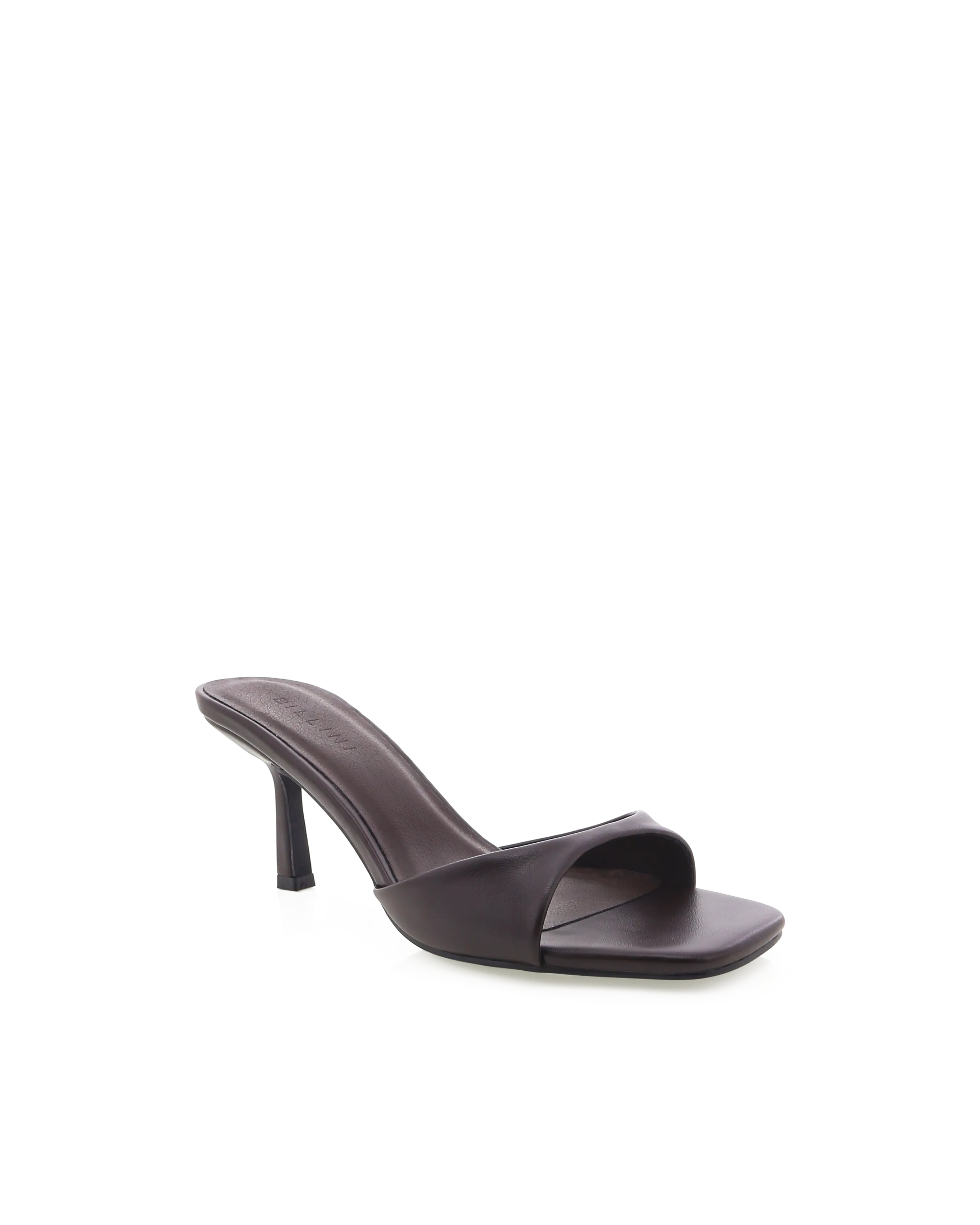 Shock Resistance Black Stiletto Shoes YOHAN - DARK CACAO