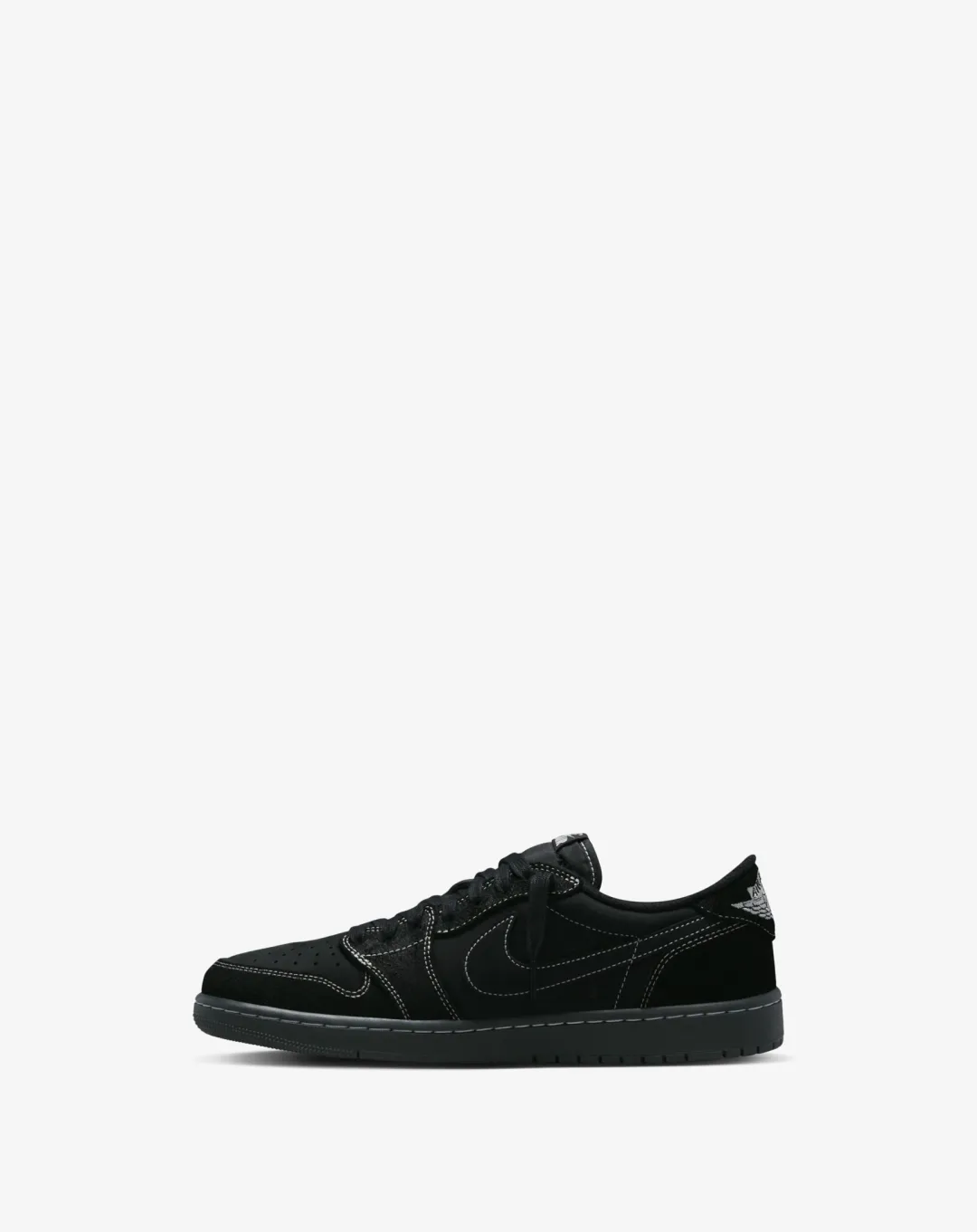 Travis Scott ??Cactus Jack?? x Air Jordan 1 Low Black Phantom??  Sneakers Step Light