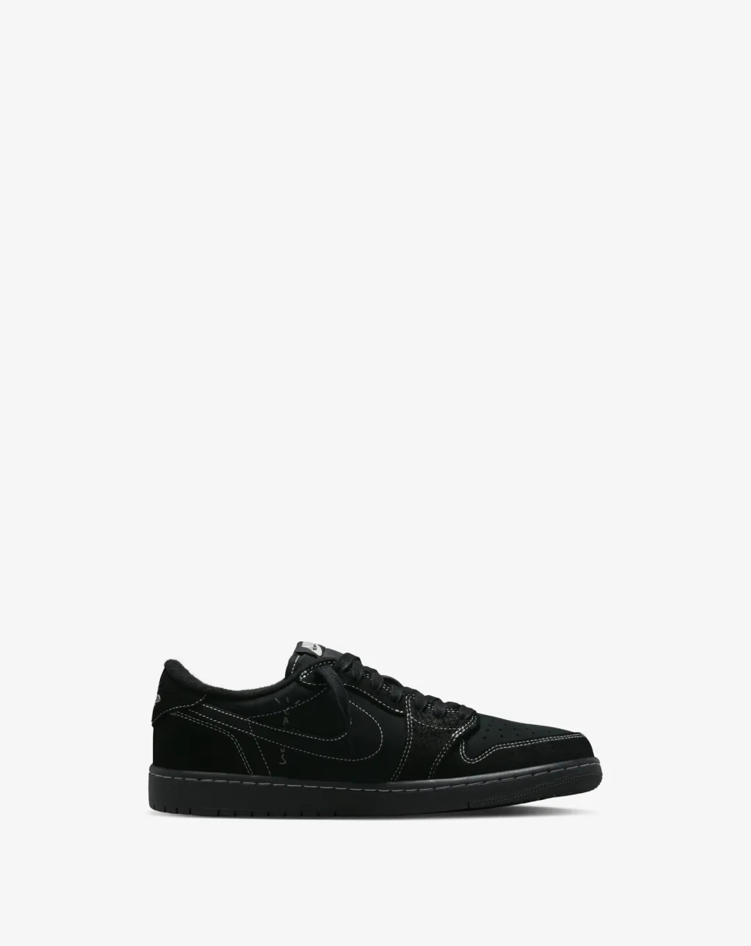 Core Support Soft Move Travis Scott ??Cactus Jack?? x Air Jordan 1 Low Black Phantom??  Sneakers