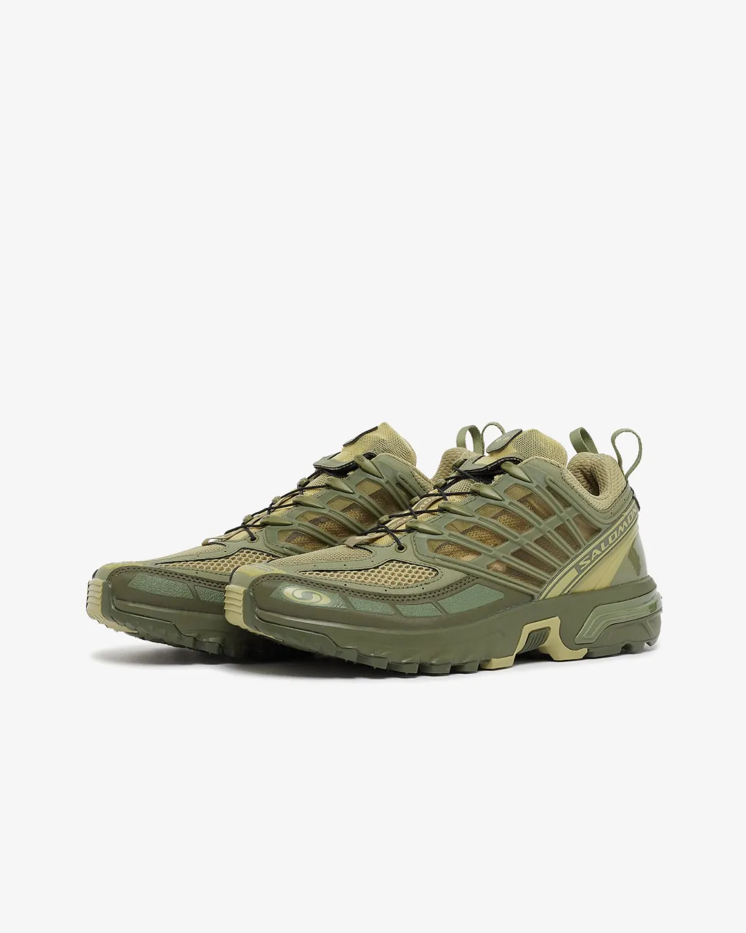 traction - control - technology shoes Salomon ACS Pro Advanced 'grayn green/deep lichen green/olive' Sneakers