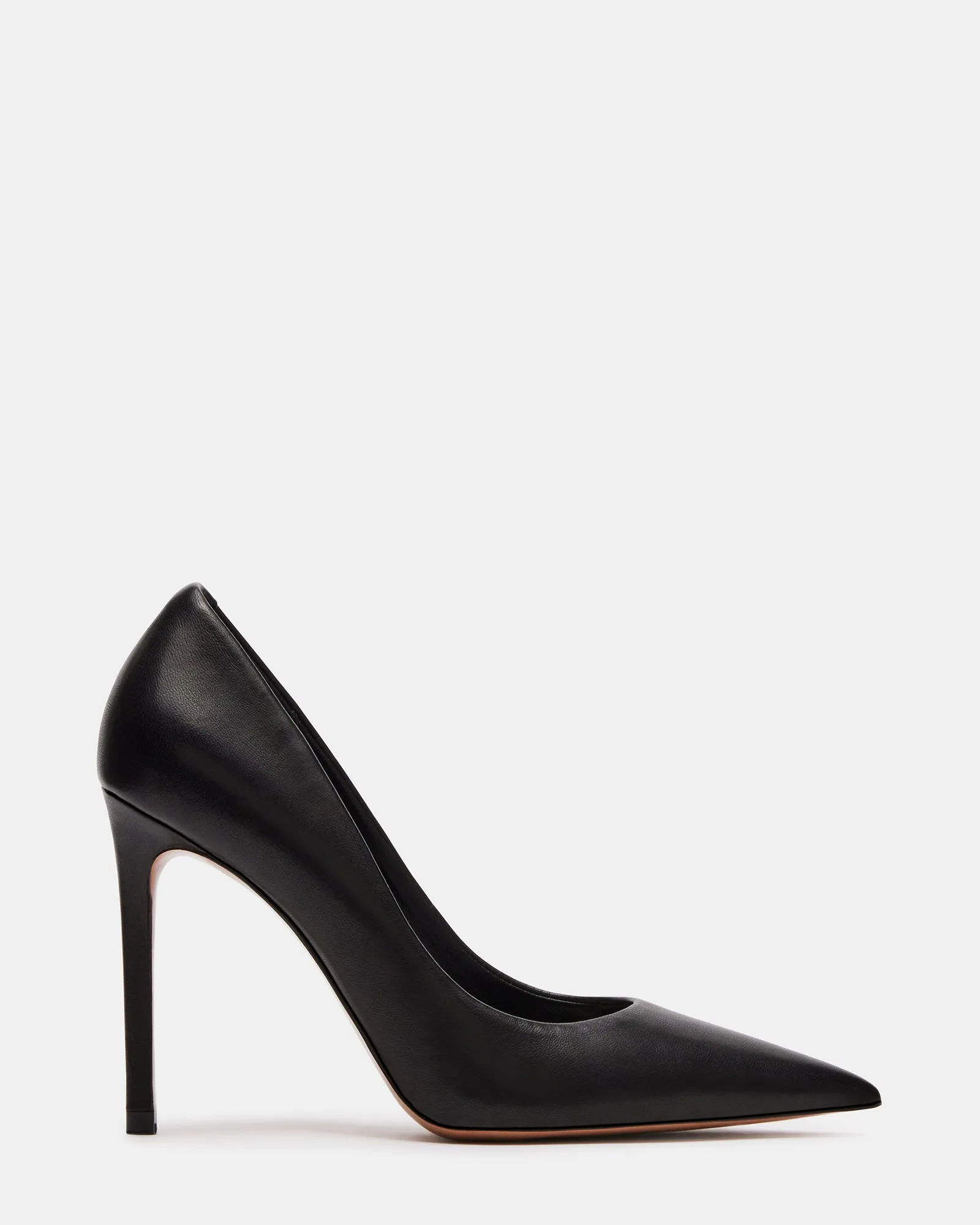 Glamorous Stilettos Suede Heels THRIVE BLACK LEATHER