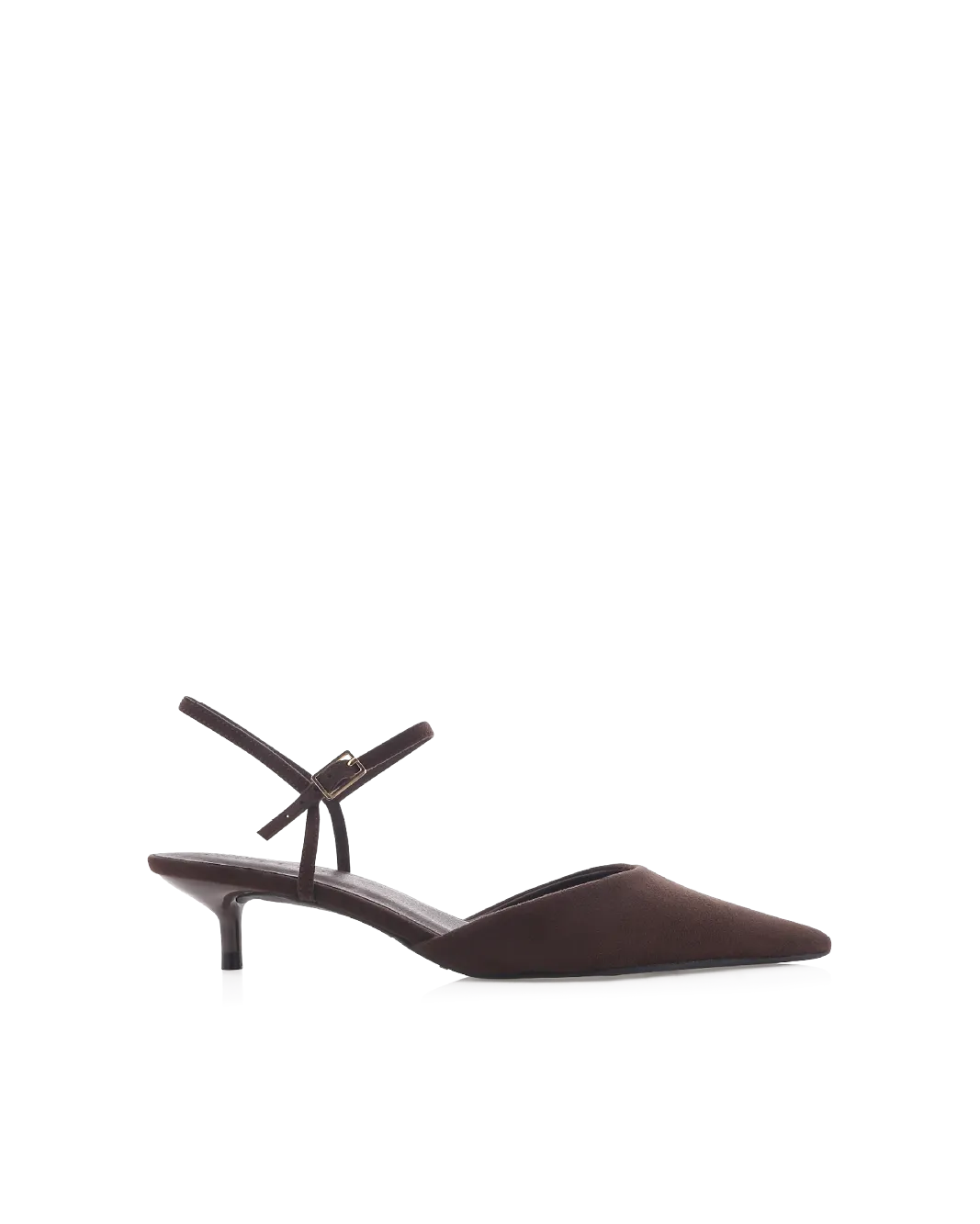 Bohemian Style Heels IYRA - DARK CACAO SUEDE