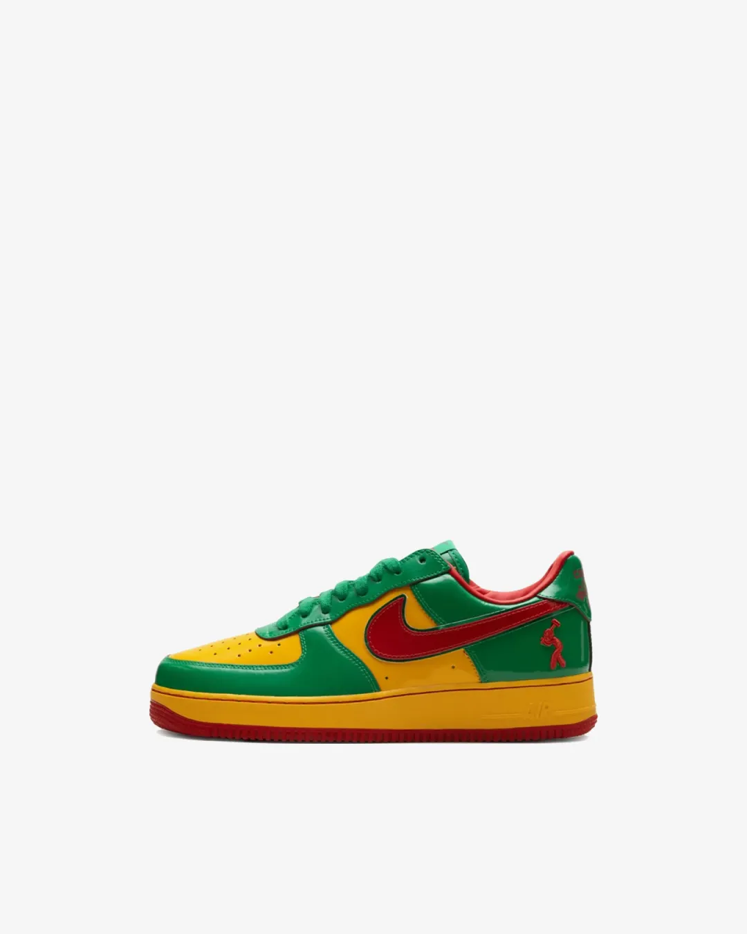 LIl Yachty x Nike Airforce 1 Low ??Concrete Boys?? shiny shoes