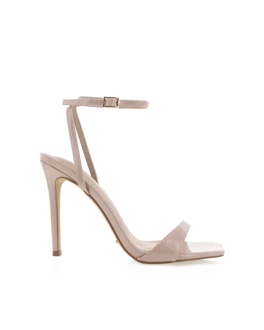 GLAM - LATTE PATENT Luxe Boots with Heels