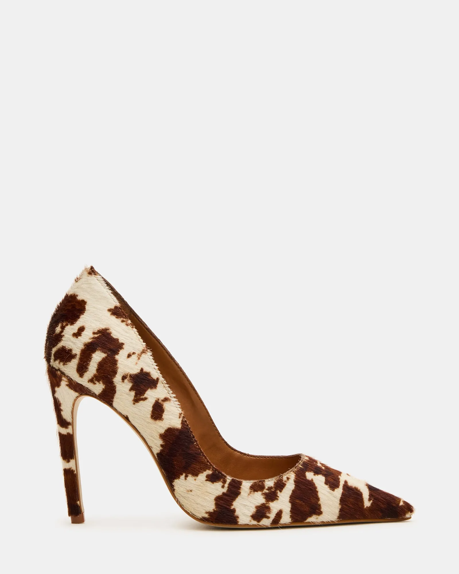 Boho Style Heels NOIR BROWN COW PRINT