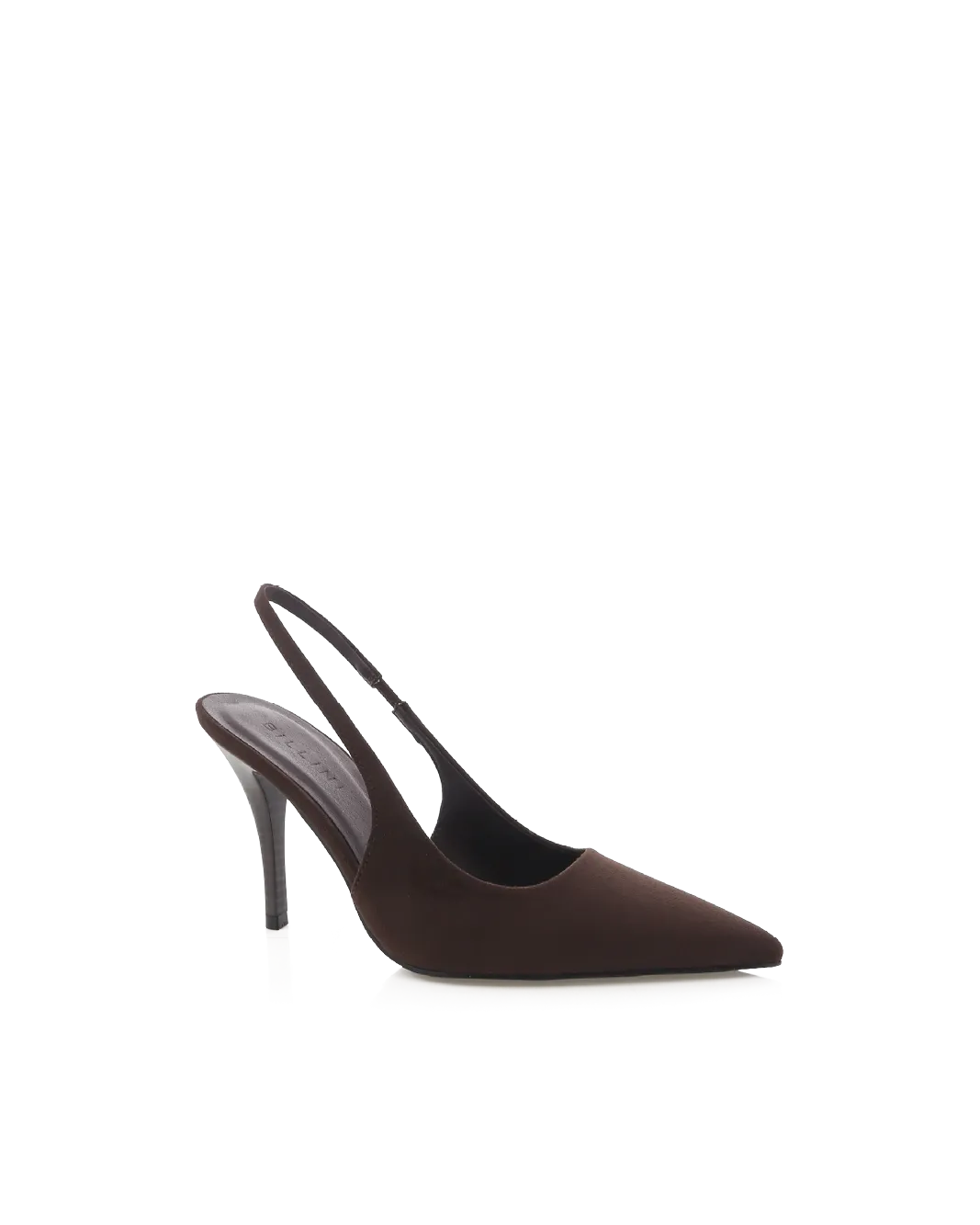 VALASCA - DARK CACAO SUEDE Cushioned heel Open Toe Heels