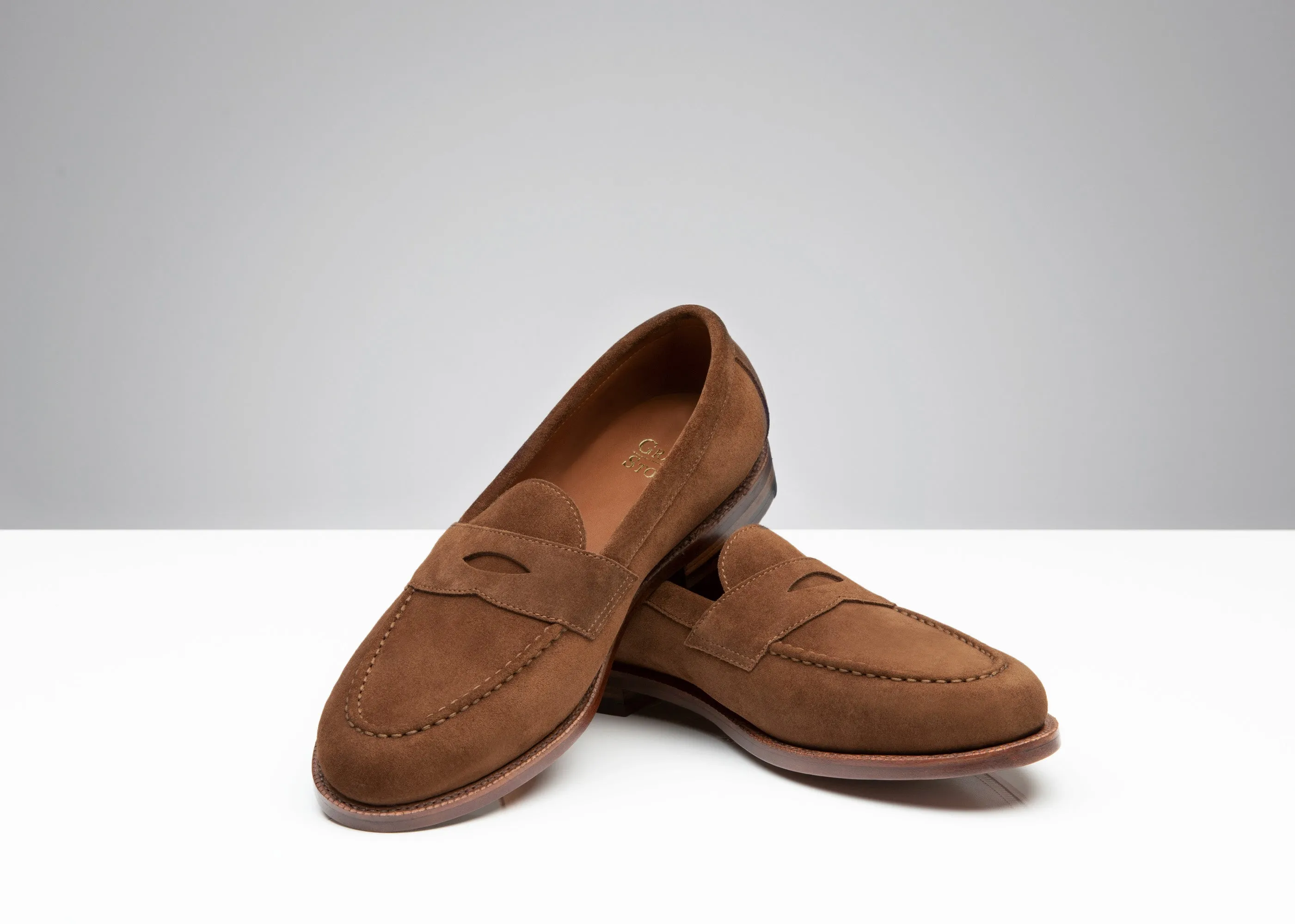 Traveler Penny Bourbon Suede Casual Slip-on Shoes Market Pace