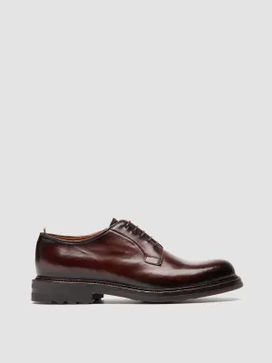 Dressed Up ASTON FLEXI 001 - Burgundy Leather Derby Shoes
