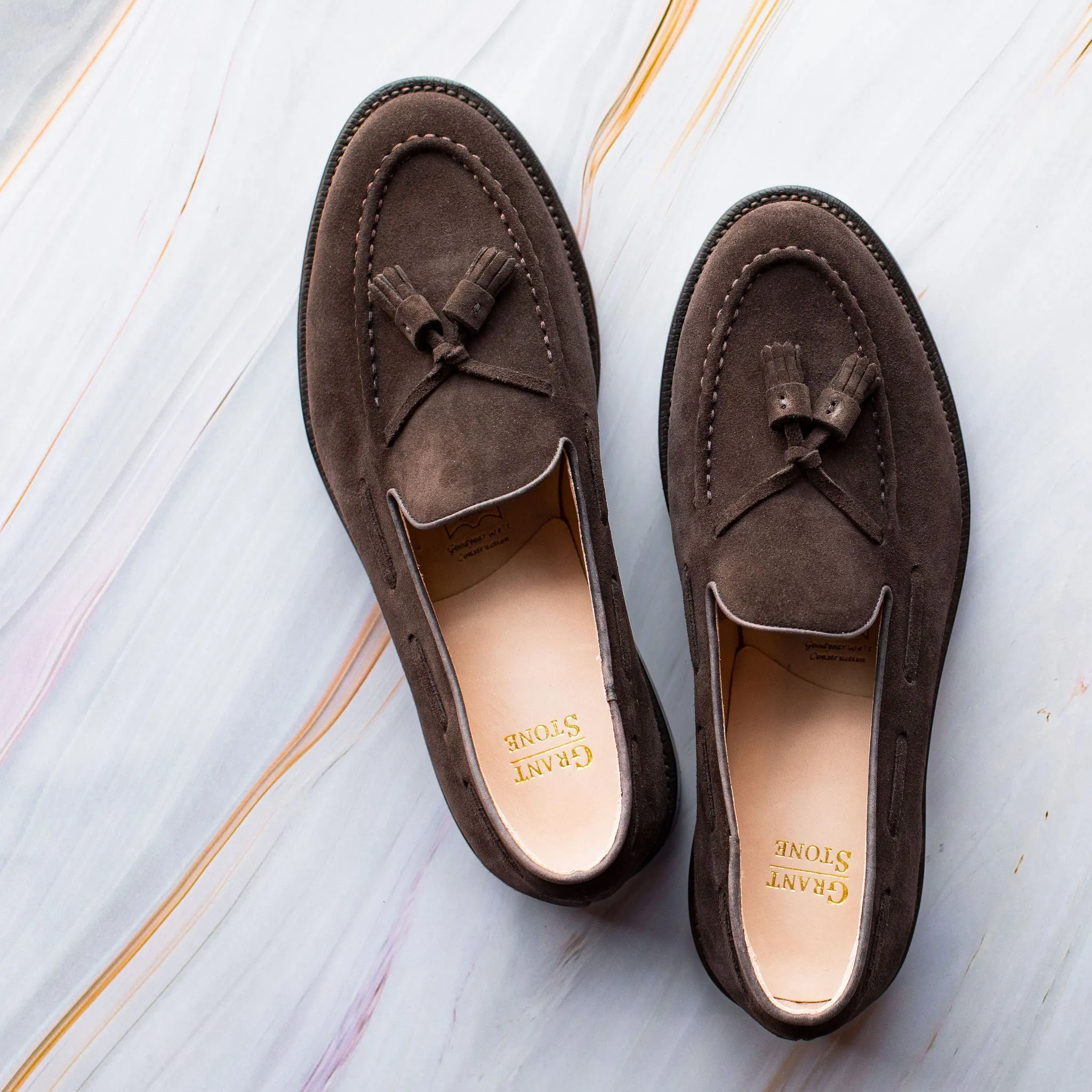 Tassel Loafer Espresso Suede Way Clear Long-lasting