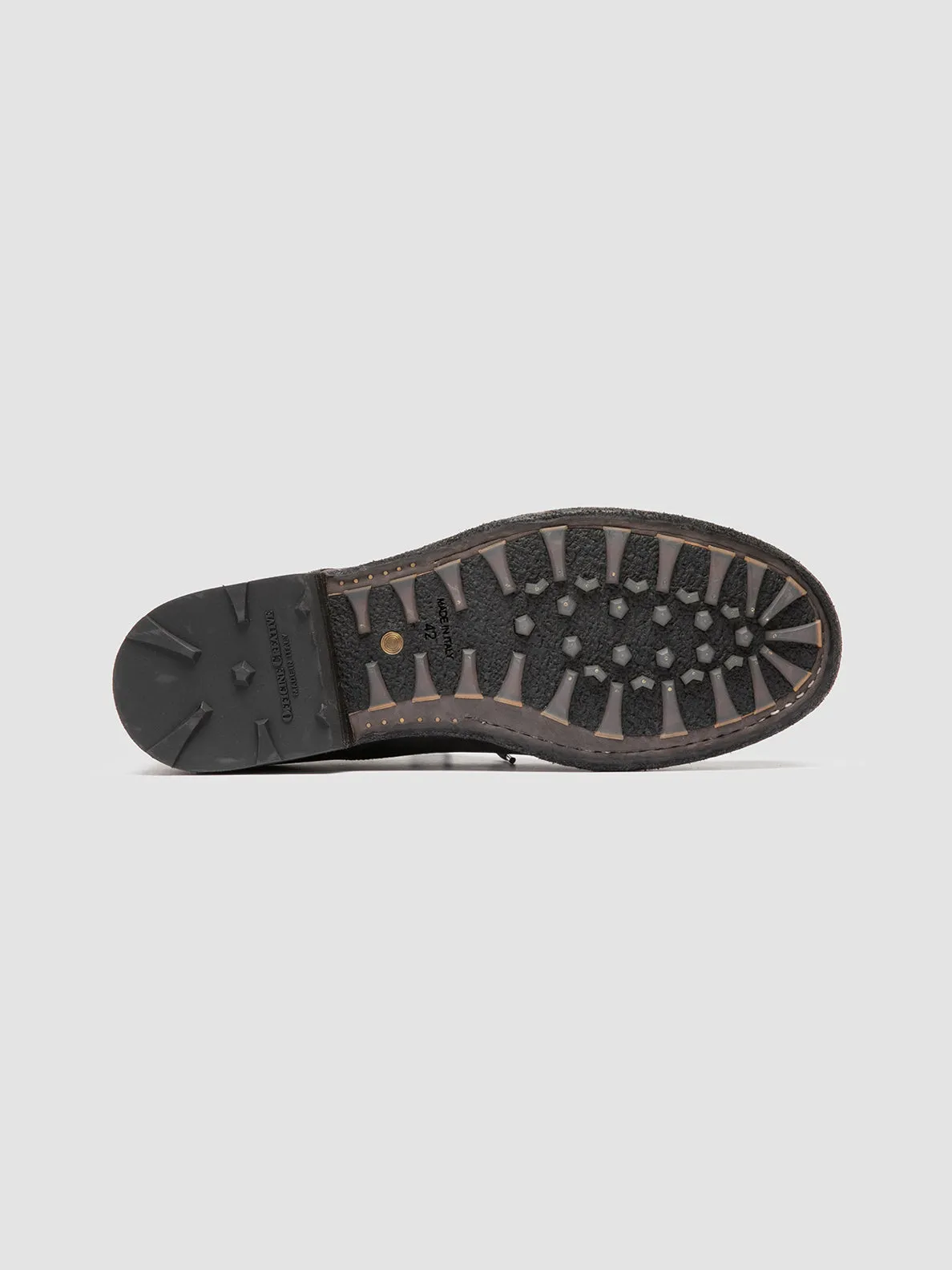 Quick Release Athletic materials BULLA DD 101 - Grey Leather Derby Shoes