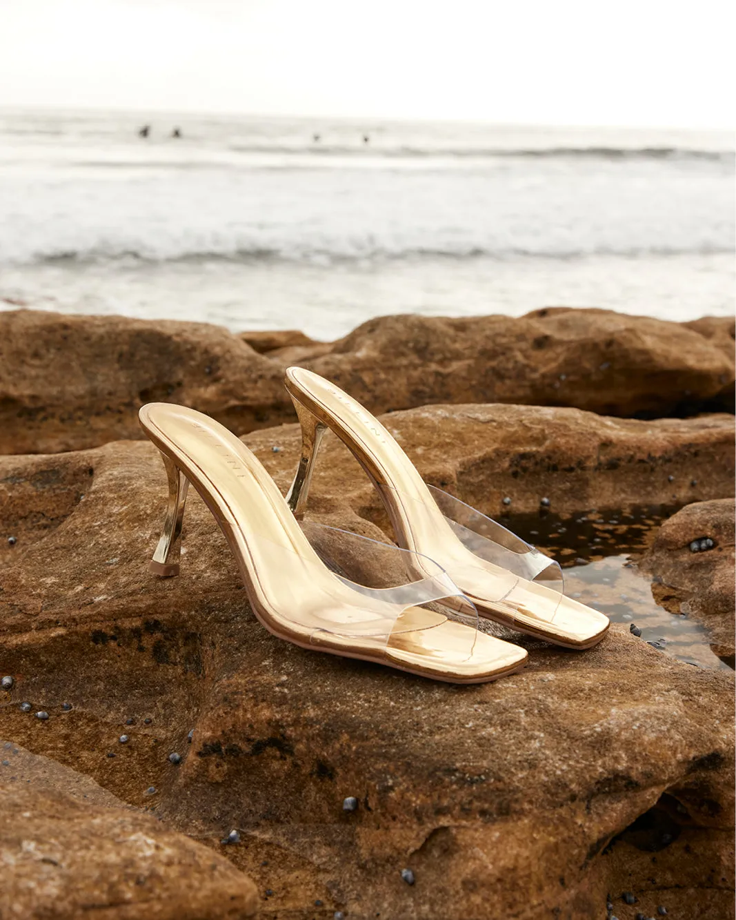 JAYCEE - GOLD CHROME-CLEAR Comfortable Footwear Low Top Style