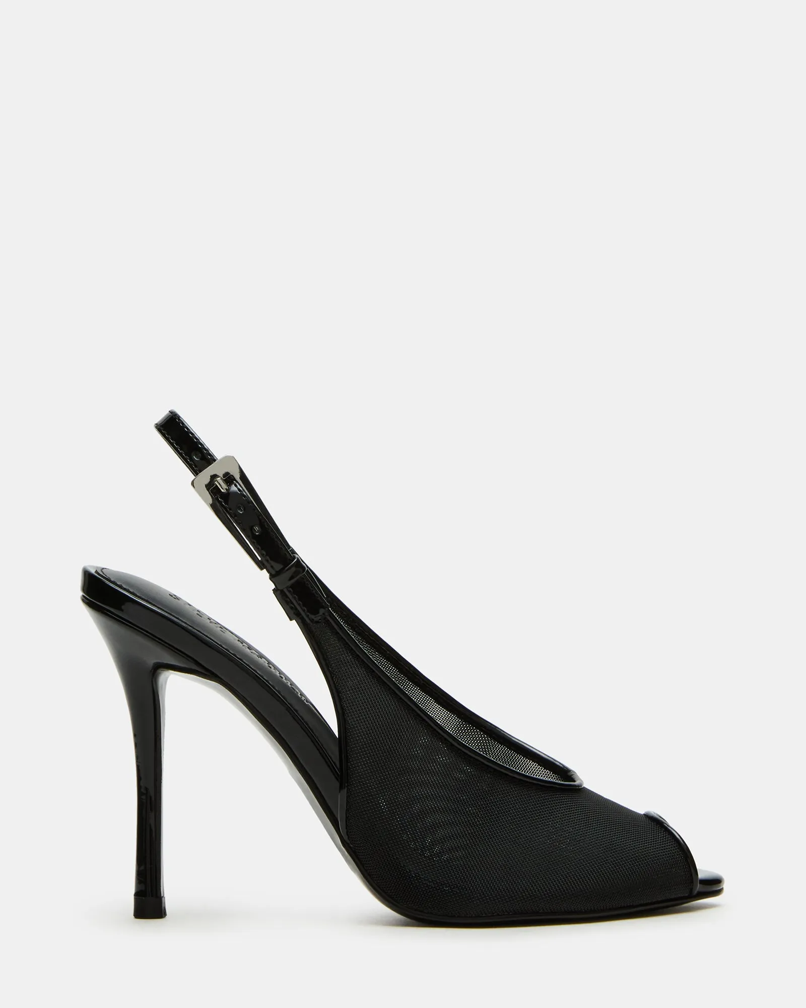 PRESCOTT BLACK Strappy Heeled Sandals