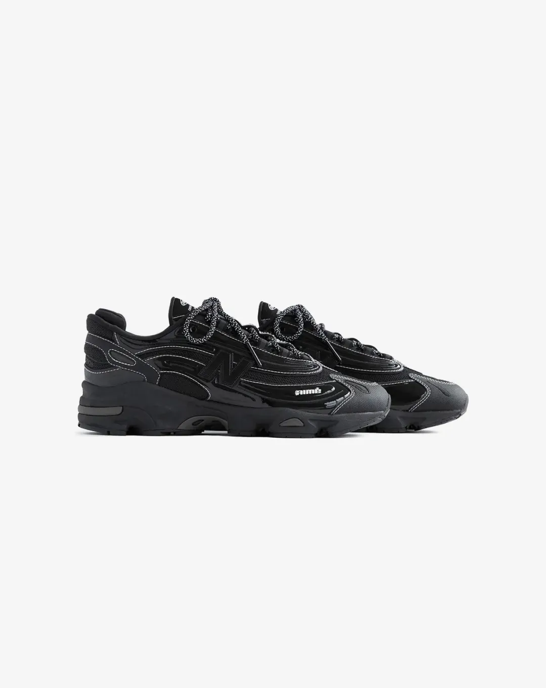 seamless upper running shoes Trail Running Aime Leon Dore x Joe Fresh Goods x New Balance 1000 Series ??Triple Black?? Sneakers