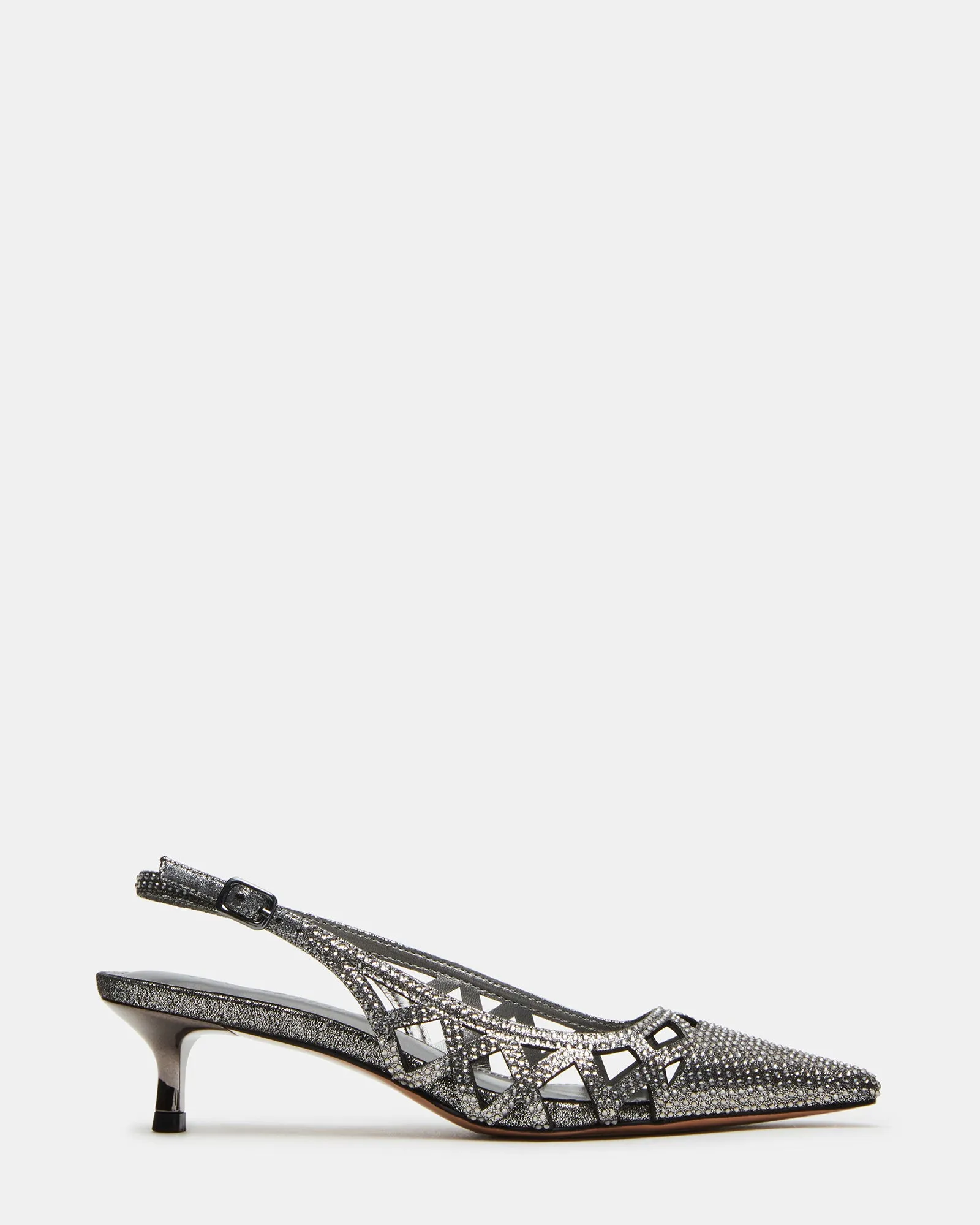 Christmas Party Heels Metallic Heels KALICO PEWTER