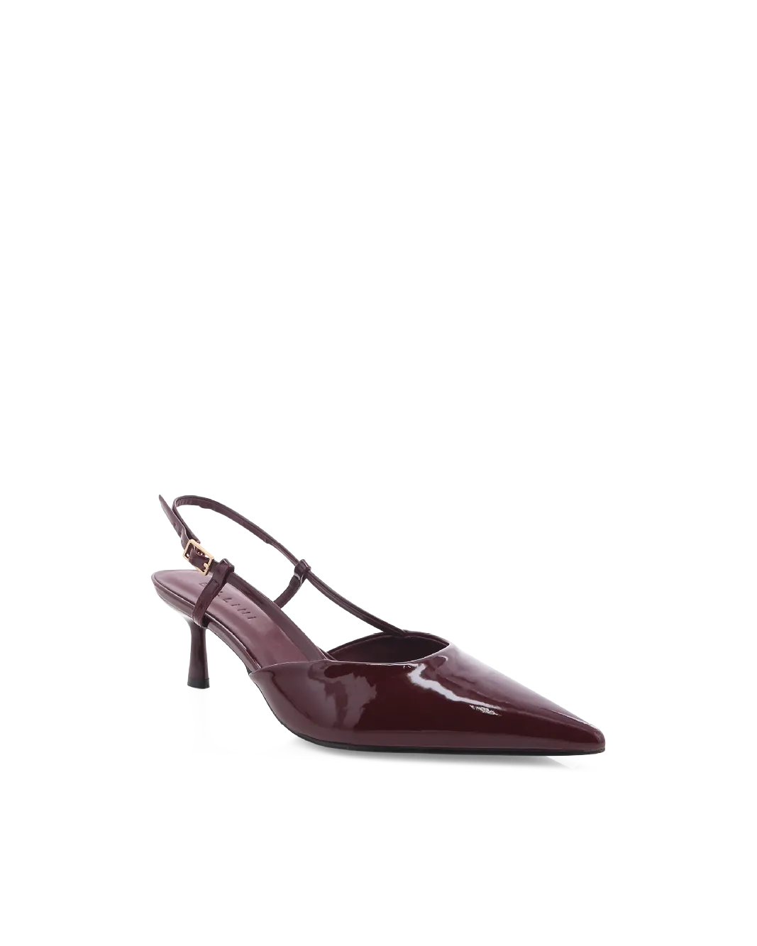 KYRIE - DARK CHERRY PATENT Flexible Soles Sleek Leather Pumps