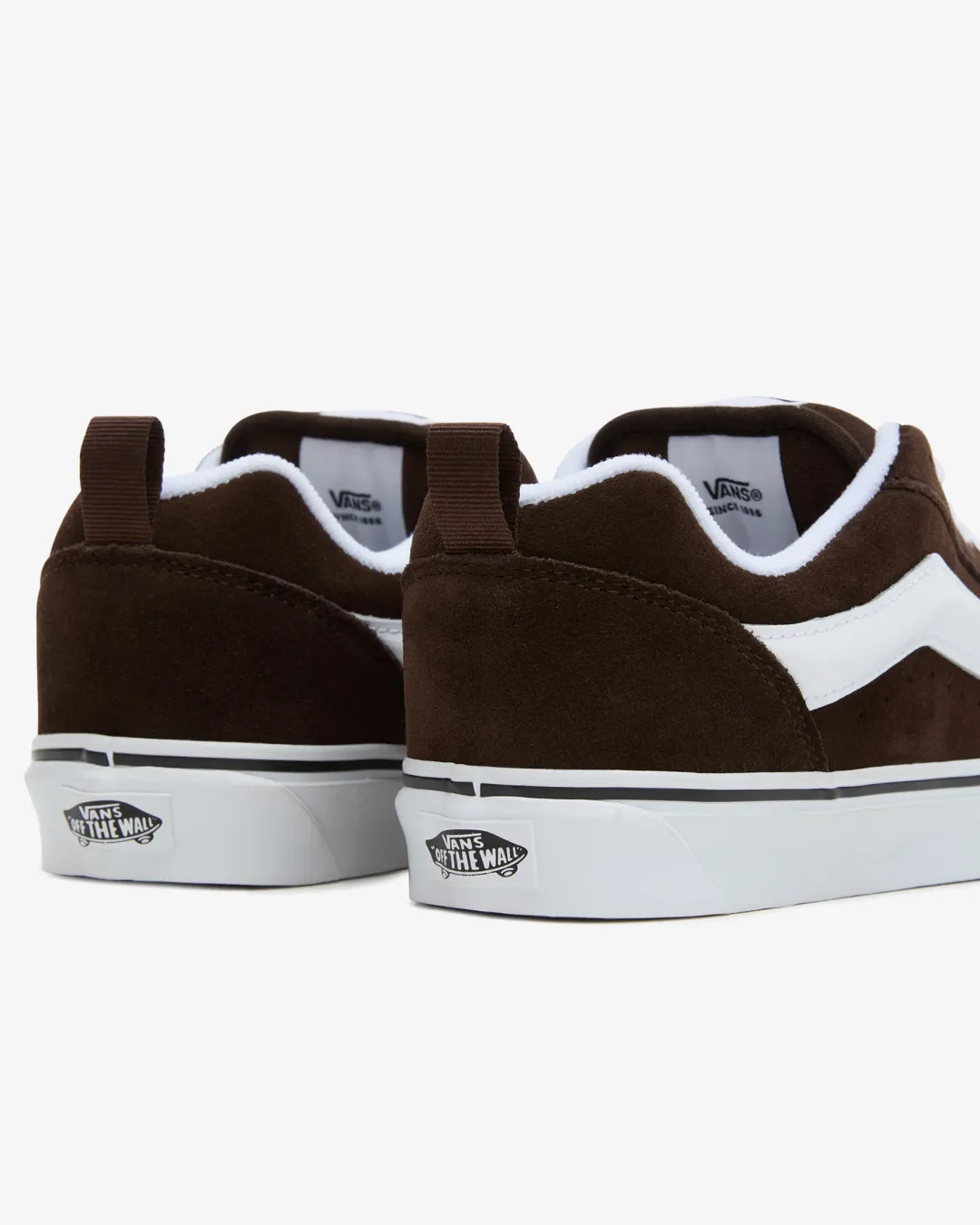 Vans Knu Skool ??Deep Brown/White??  Sneakers Knee support