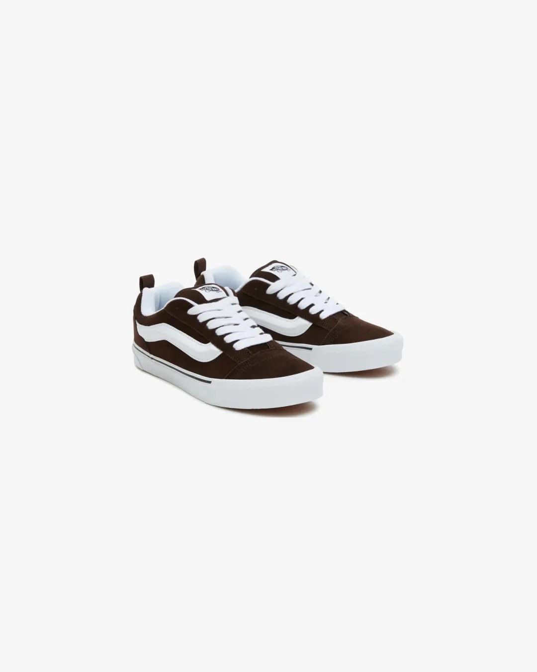 spring running shoes heel - cup running shoes Vans Knu Skool ??Deep Brown/White??  Sneakers