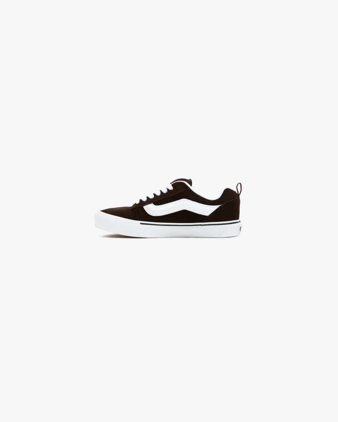 Short Trip Vans Knu Skool ??Deep Brown/White??  Sneakers