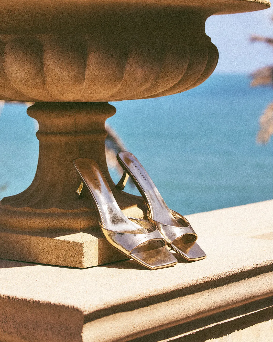 Black Tie Event Heels Glam Heels for Night Out ILARIA - GOLD METALLIC
