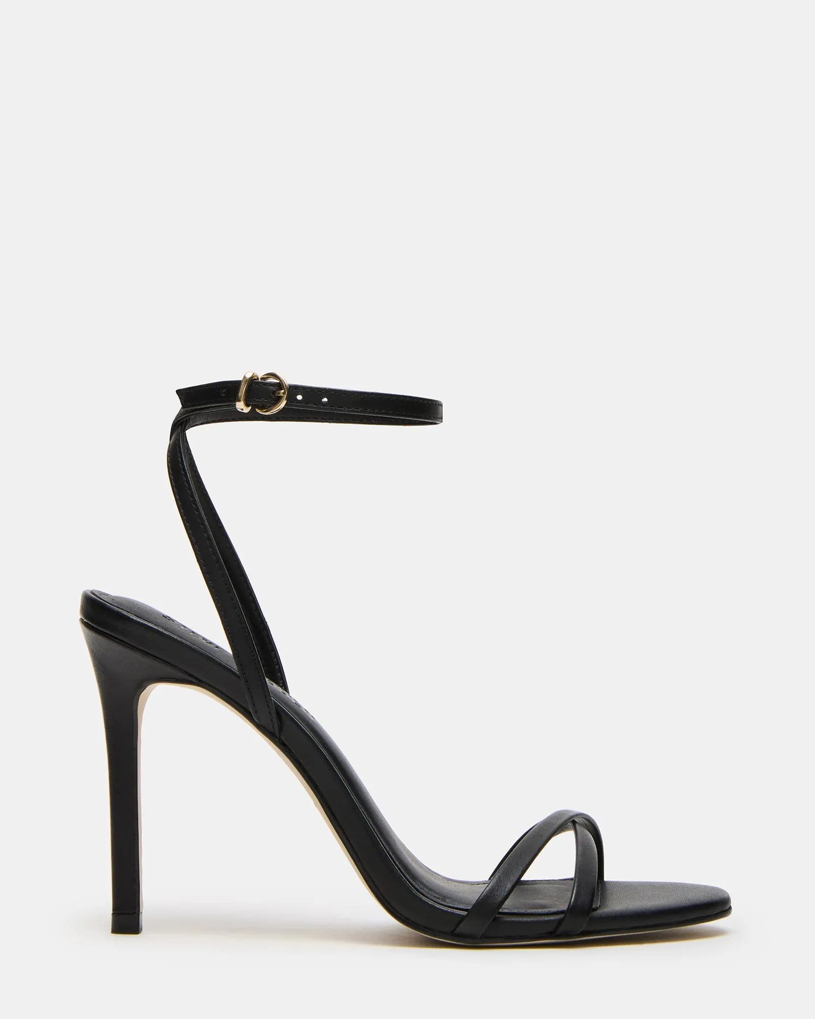 JYPSEY BLACK LEATHER Stable base Heeled Booties