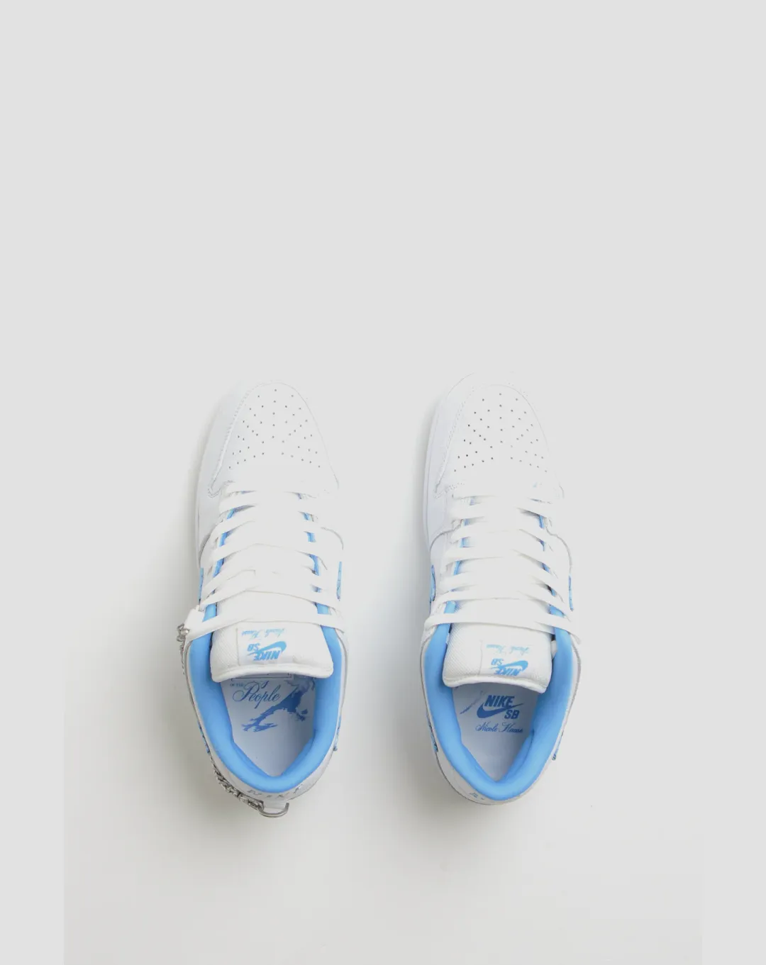 Matte Edge Nicole Hause x Nike Sb Dunk Low ??White/Univeristy Blue' Sneakers