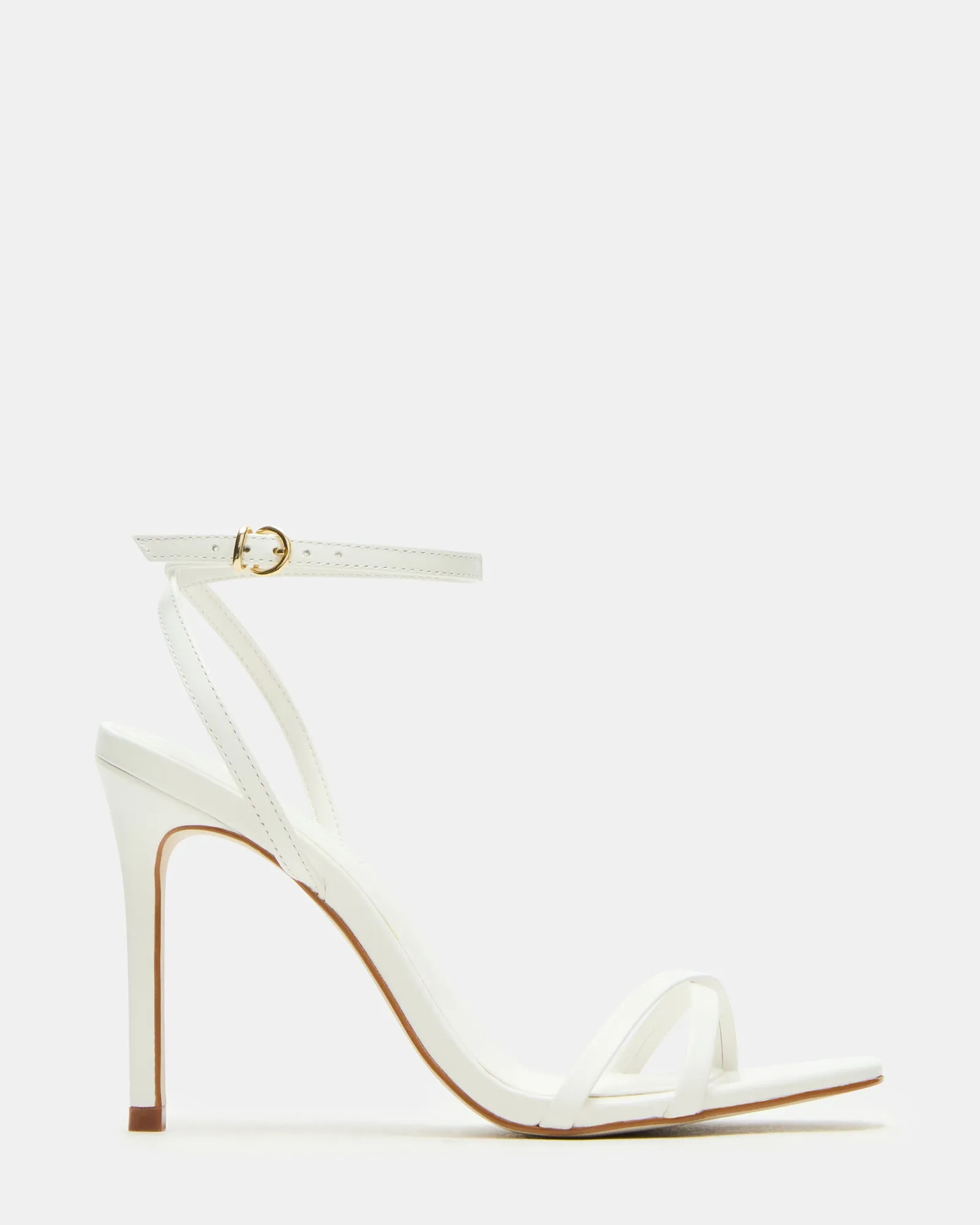 Holiday Fashion Heels JYPSEY WHITE LEATHER