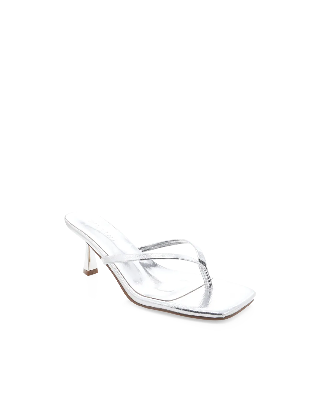 XAMI - SILVER METALLIC Red High Heels for Weddings