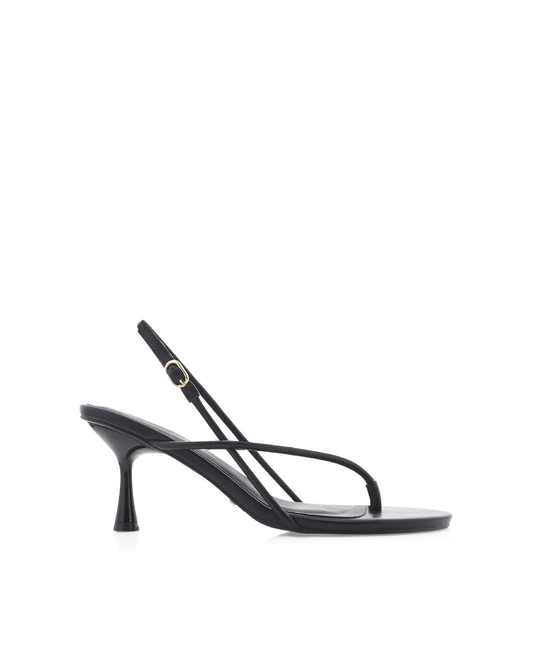 Sleek Leather Pumps Breathable Design ROUX - BLACK