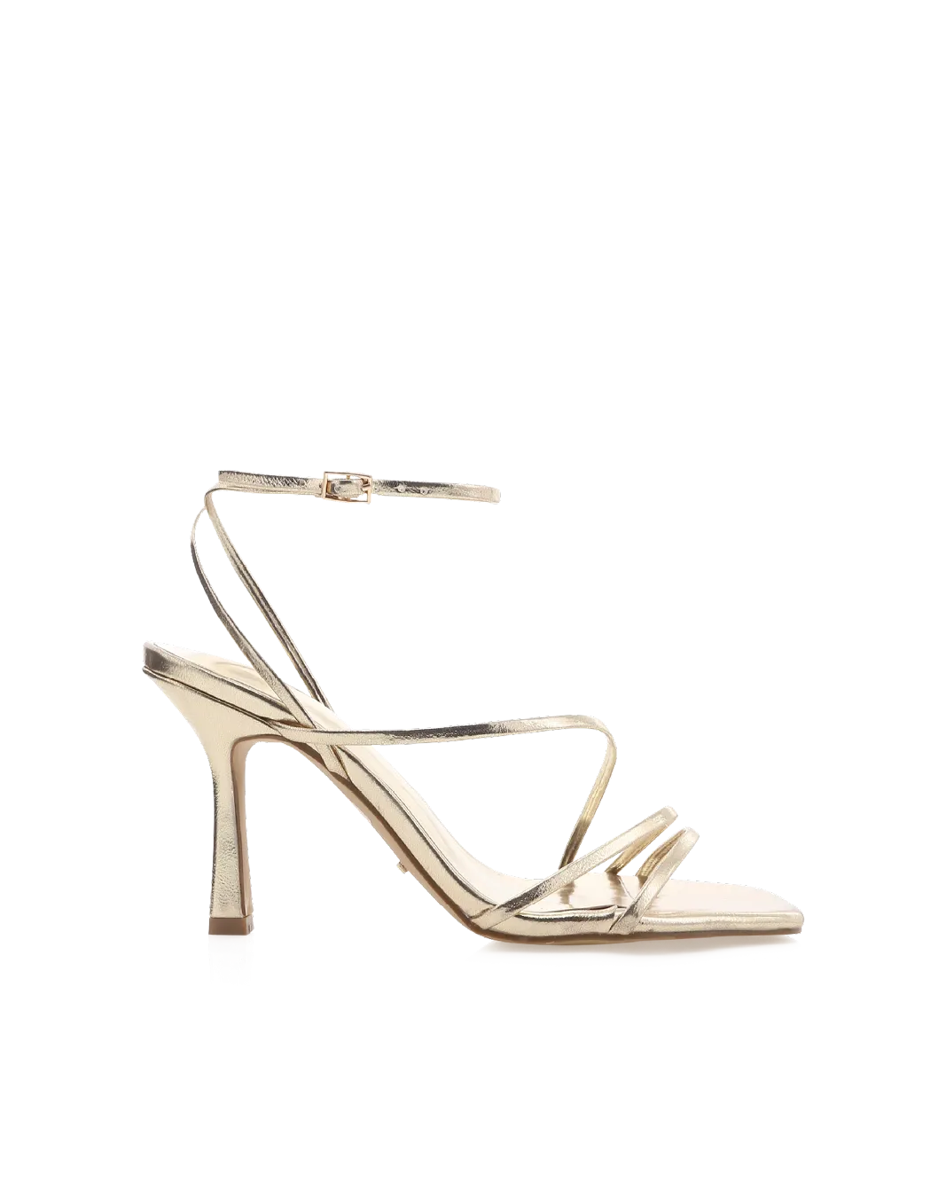 Comfortable Sandals Comfort Padding SYLVIA WIDE FIT - GOLD METALLIC