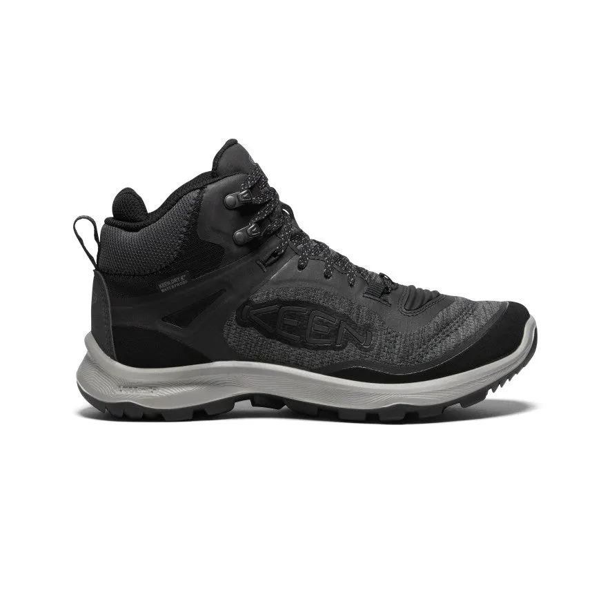 Women's Terradora Flex Waterproof Hiking Boot  |  Black/Steel Grey Outdoor Stroll Canyon Hiking