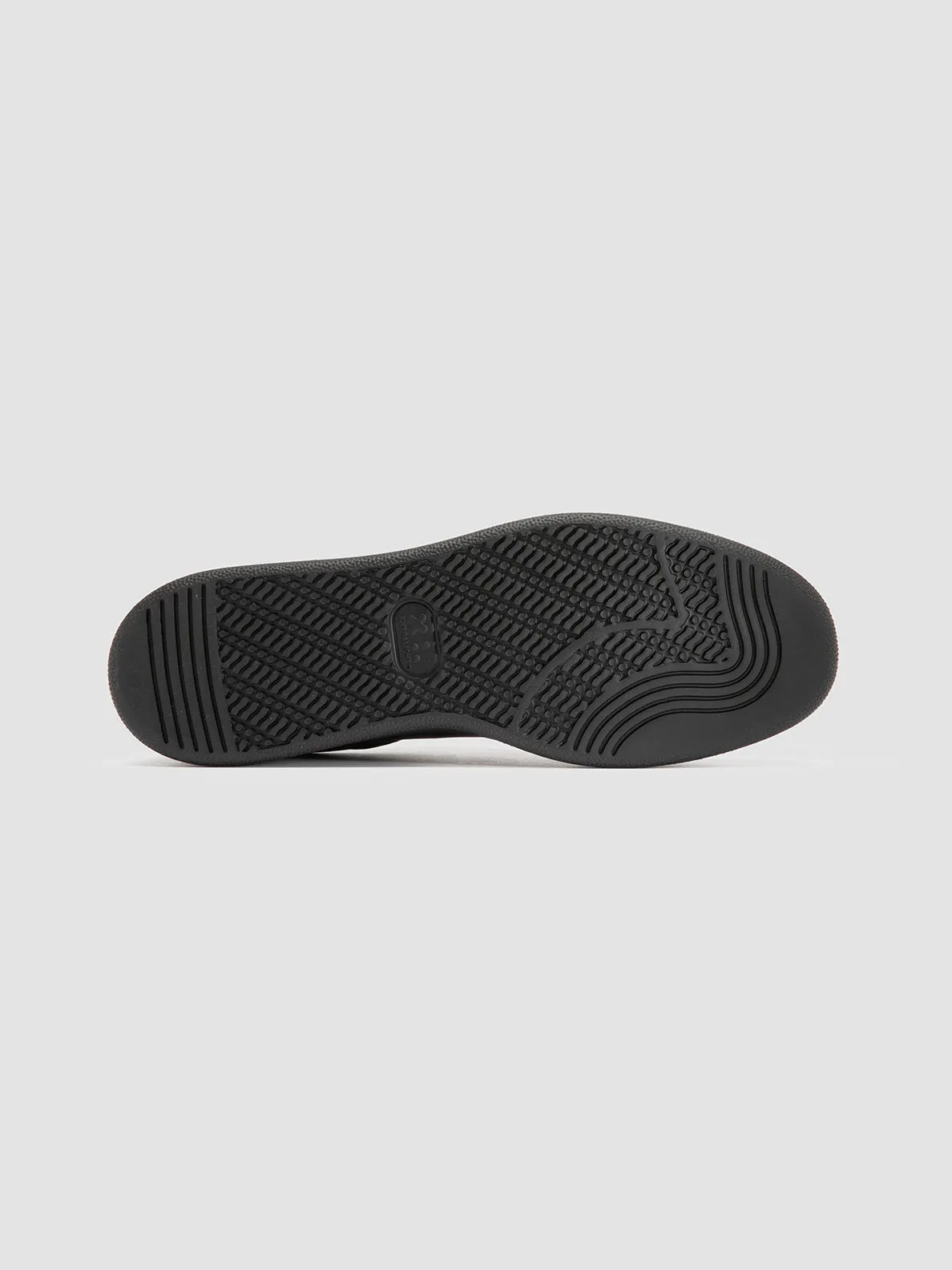 Spring Walk THE ANSWER 004 - Black Leather and Suede Sneakers