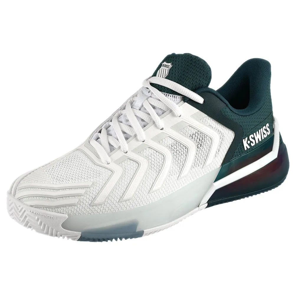 Relaxed Look Move Smooth K-Swiss Men's Ultrashot 4 - Clay - White/Stargazer